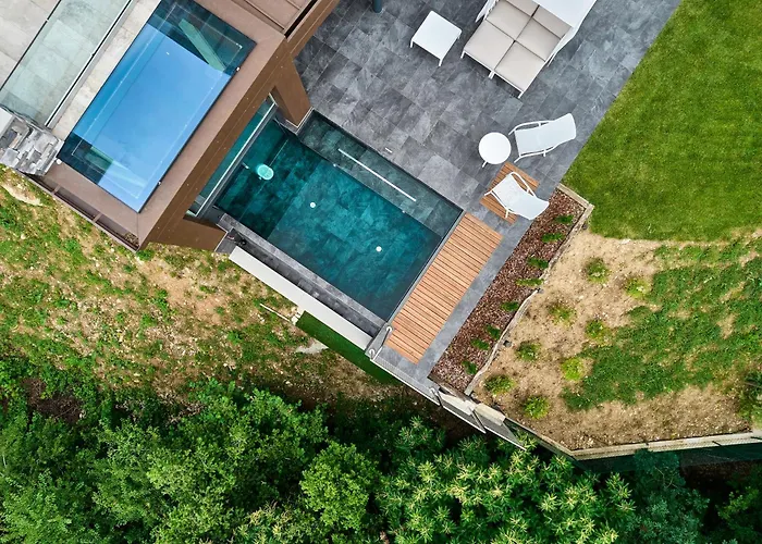 Loft con piscina e SPA privata a Carobais 7