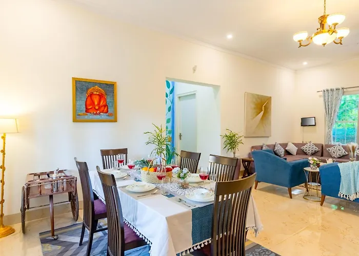 Alaya Stays 3 Bhk Pet Friendly With Pvt Pool - Daffodil