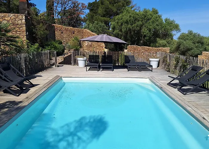 BergerieMuratinca privacy piscine vue mer 16 pers - location du samedi au samedi